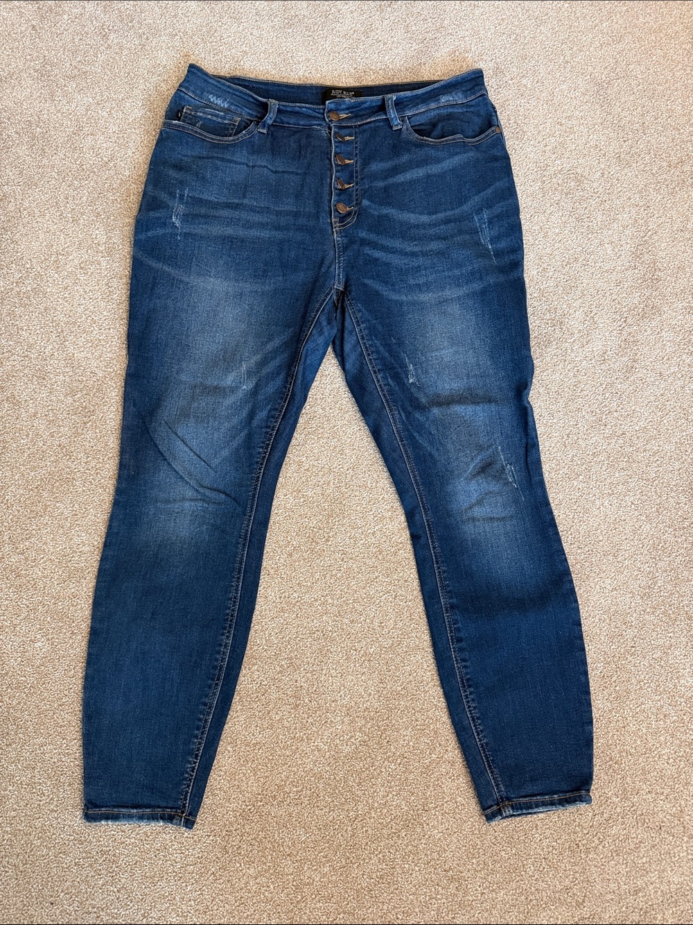 Judy Blue Skinny Fit, 16W  blue jeans